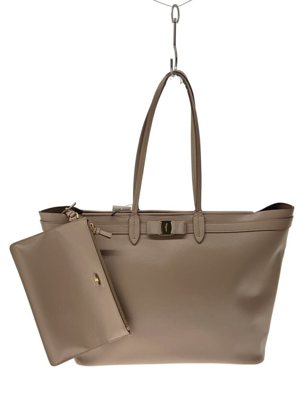 Salvatore Ferragamo Tote Bag Leather Pink